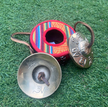 Load image into Gallery viewer, Tingsha bell with bag-Cymbals-Om Mani Padme Hum Crafted