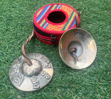 Load image into Gallery viewer, Tingsha bell with bag-Cymbals-Om Mani Padme Hum Crafted