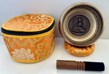 Load image into Gallery viewer, Singing bowl Gift Set-13 cm-Tara Carved