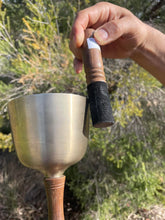 Load image into Gallery viewer, Singing Bowl Handheld-Meditation Bowl-Chakra Healing Bowl with Handle