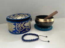 Load image into Gallery viewer, Singing bowl-Lapis Lazuli Healing bracelet Gift Bundle Set