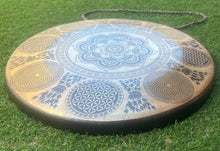 Load image into Gallery viewer, Gong-Percussion Instrument-46 cm-Sacred Geometry-Flower Of Life Gong
