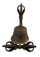 Load image into Gallery viewer, Buddhist Hand Bell and Dorje Set | Mindfulness Meditation Altar Tool