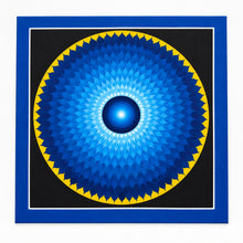 Load image into Gallery viewer, Tibetan Mandala Thangka Painting 14x14 Inch | Handmade Spiritual Wall Art | Meditation & Yoga Decor | Buddhist Inspired Home Decor