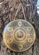 Load image into Gallery viewer, Gong with Beater-OM-Percussion Instrument-Sacred Geometry