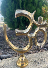Load image into Gallery viewer, OM Figurine-OM Sound Of Universe-Large Size-Stand Alone-Brass