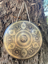 Load image into Gallery viewer, Gong with Beater-OM-Percussion Instrument-Sacred Geometry