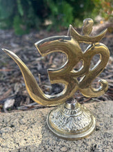 Load image into Gallery viewer, OM Figurine-OM Sound Of Universe-Medium Size-Stand Alone-Brass