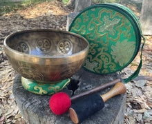 Load image into Gallery viewer, Singing Bowl-24 cm-OM Handmade Singing bowl Healing Gift Set