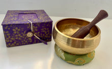 Load image into Gallery viewer, Hand beaten Tibetan Singing Bowl for Sound Healing-Meditation bowl-Gifts for Mum-Gifts for Her-Gifts for Him-Heal your 7 Chakras