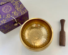 Load image into Gallery viewer, Hand beaten Tibetan Singing Bowl for Sound Healing-Meditation bowl-Gifts for Mum-Gifts for Her-Gifts for Him-Heal your 7 Chakras