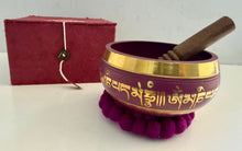 Load image into Gallery viewer, 10.5 cm Tibetan Singing Bowl Gift Set – Meditation, Sound Healing & Mindfulness