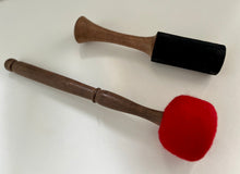Load image into Gallery viewer, Singing bowl Large Strikers-Bundle Pack Of 2 Mallets-Handcrafted Tool for Sound Meditation