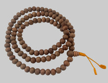 Load image into Gallery viewer, Sandalwood Mala Beads 108 Prayer Mala Necklace โ Handmade Meditation Prayer Beads