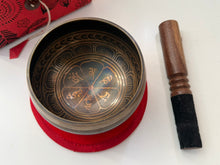 Load image into Gallery viewer, Singing Bowl Set 9 cm-Tibetan Mantras Meditation Bowl-Sound Healing Gift Set