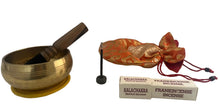 Load image into Gallery viewer, 9cm Hand Beaten Singing Bowl Starter Set
