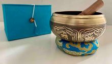 Load image into Gallery viewer, Singing Bowl-11 cm-Buddha Carved-Tibetan Mantras