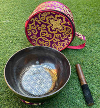 Load image into Gallery viewer, Singing Bowl-Flower of Life Meditation bowl-Handmade-20.5 cm