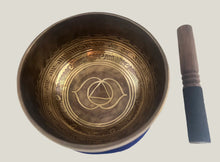 Load image into Gallery viewer, Singing Bowl Gift Set-Handmade Meditation Bowl-15 cm-Chakra Healing Bowl