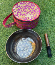 Load image into Gallery viewer, Singing Bowl-Flower of Life Meditation bowl-Handmade-20.5 cm