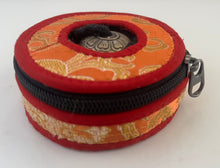 Load image into Gallery viewer, Tingsha Bell Set with Brocade Zipper Case – Meditation & Yoga Sound Healing Cymbals