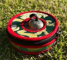 Load image into Gallery viewer, Tingsha bell with a Carry bag-Cymbals-Eight Tibetan Auspicious Symbols