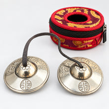 Load image into Gallery viewer, Full Moon Tingsha Metal Bells-Cymbals-Tibetan Cymbals