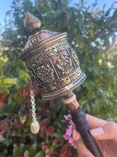 Load image into Gallery viewer, Prayer Wheel-Handheld-Om Mani Padme Hum