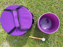 Load image into Gallery viewer, crown chakra crystal singing bowl
