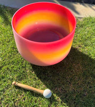 Load image into Gallery viewer, Root Chakra-C Note-12 inch-Frosted-Pure Quartz Crystal Singing Bowl for Sound Therapy