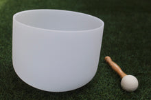 Load image into Gallery viewer, CROWN CHAKRA 8 inch Crystal Singing bowl
