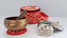 Load image into Gallery viewer, Singing bowls Tingsha bells Cymbals Bundle pack Gift Set