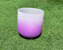 Load image into Gallery viewer, CROWN CHAKRA 6 inch Crystal Singing bowl