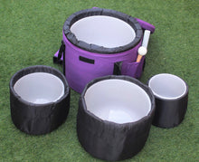 Load image into Gallery viewer, Set of 7 White Crystal Singing Bowls in Carry Bags-White-Pure Quartz-432 Hz