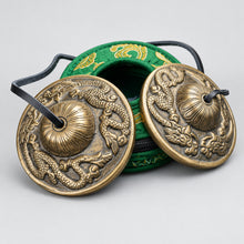 Load image into Gallery viewer, Tingsha bell with bag-Cymbals-Metal-Crafted