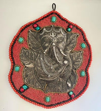 Load image into Gallery viewer, Ganesh beaded Wall hanging