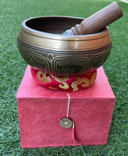 Load image into Gallery viewer, Singing Bowl-11 cm-Buddha Carved-Tibetan Mantras