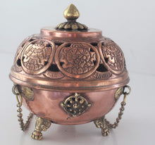 Load image into Gallery viewer, Incense Burner-Copper-Crafted-Large