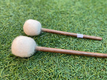 Load image into Gallery viewer, Bundle Pack of 2-Gong Mallets-Small-White-Felted