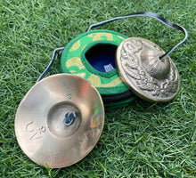 Load image into Gallery viewer, Tingsha bell with bag-Cymbals-Metal-Crafted