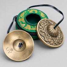 Load image into Gallery viewer, Tingsha bell with bag-Cymbals-Metal-Crafted