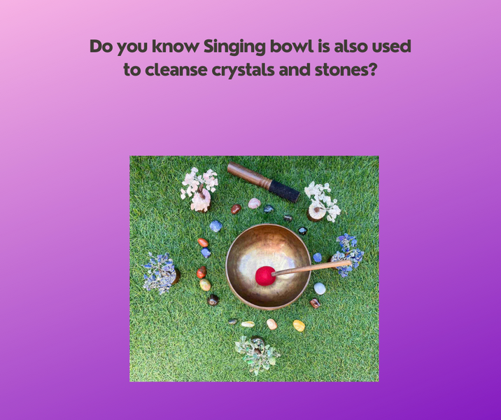 How to Cleanse and Charge Crystals with Singing Bowls