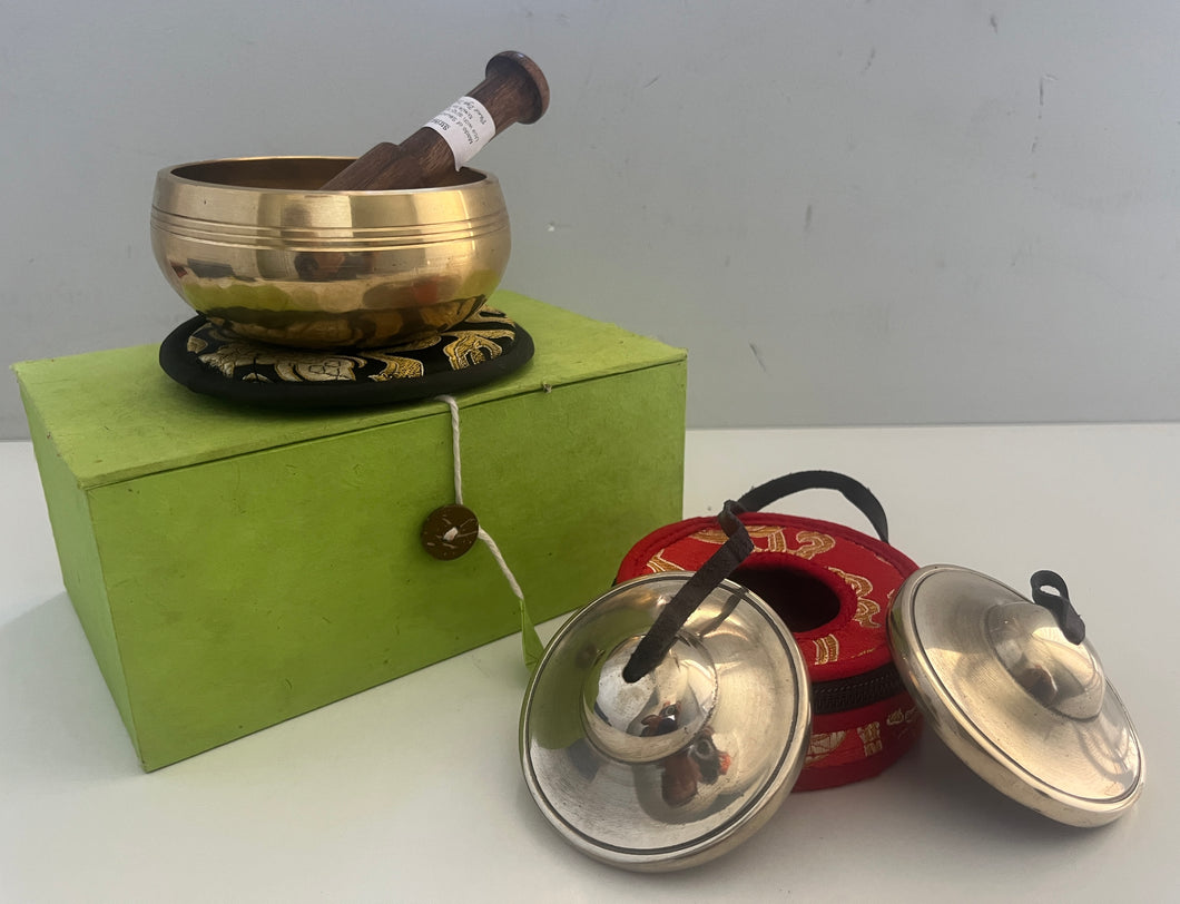 Singing bowl-Tingsha bell-Bundle Pack