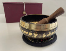 Load image into Gallery viewer, Singing bowl-Black-Gift Set
