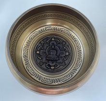 Load image into Gallery viewer, Singing bowl-Buddha Carved
