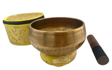 Load image into Gallery viewer, Singing Bowl-12 cm-Buddha Carved Gift Set
