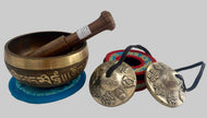Singing bowl-Tingsha bell- Bundle Pack