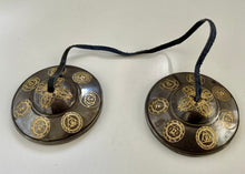 Load image into Gallery viewer, Tibetan Tingsha bell with bag-Large Cymbals-Metal-Crafted
