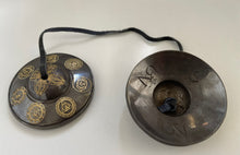 Load image into Gallery viewer, Tibetan Tingsha bell with bag-Large Cymbals-Metal-Crafted
