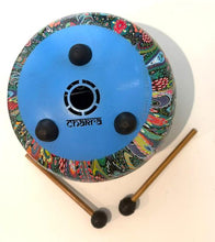 Load image into Gallery viewer, Steel Tongue Drum 8.5 Inch–Om Drum with Carry
